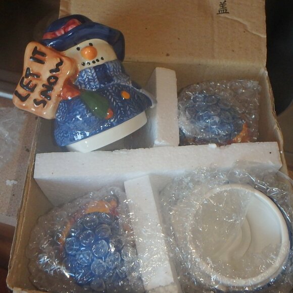 Snowman Cocoa 12pc Set - Picture 15 of 16